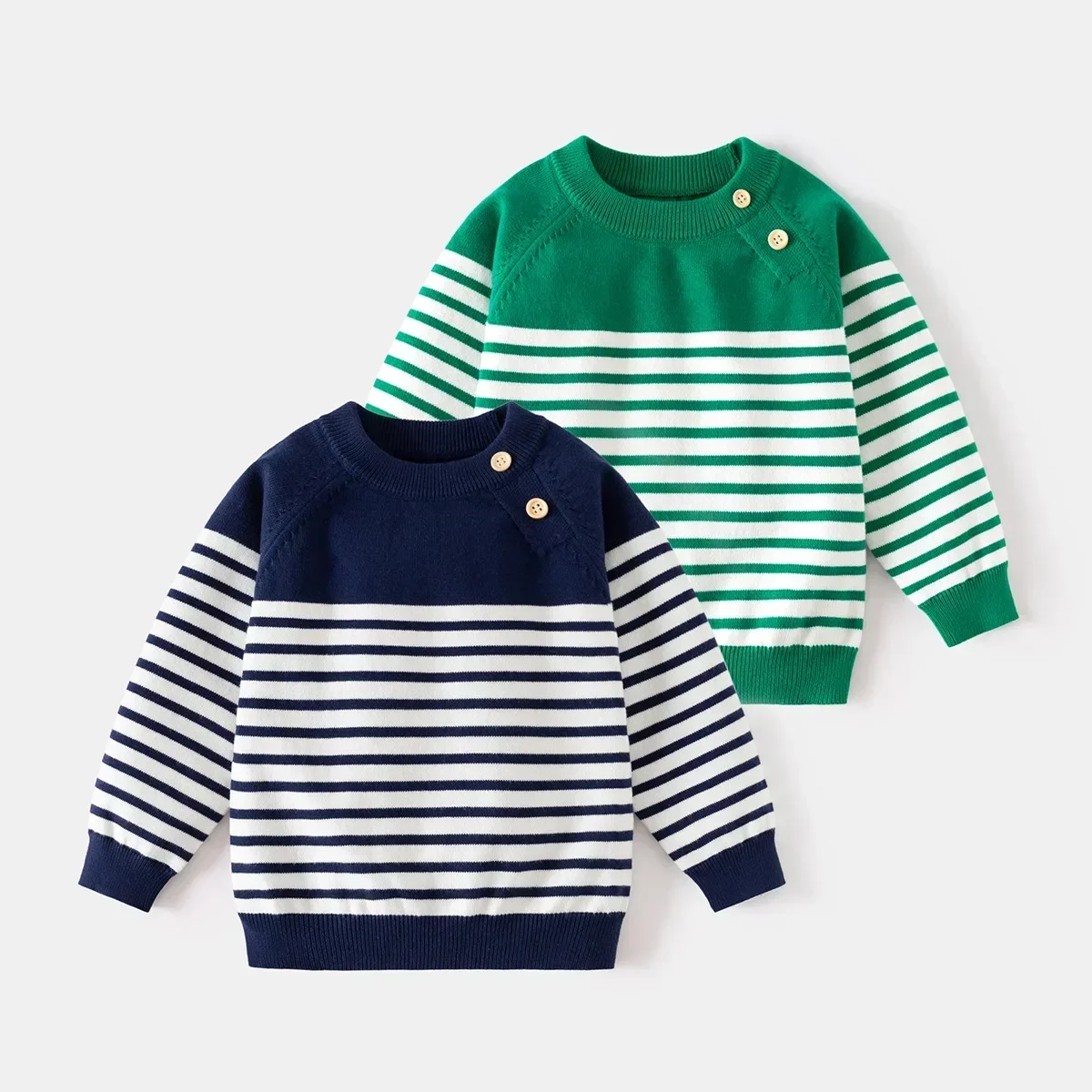 New 2025 Spring Autumn Boys Fashion Striped Crew Neck Pullover Knitted Sweater Child Casual Sweaters Knitwear Clothing
New 2025 Spring Autumn Boys Fashion Striped Crew Neck Pullover Knitted Sweater Child Casual Sweaters Knitwear Clothing