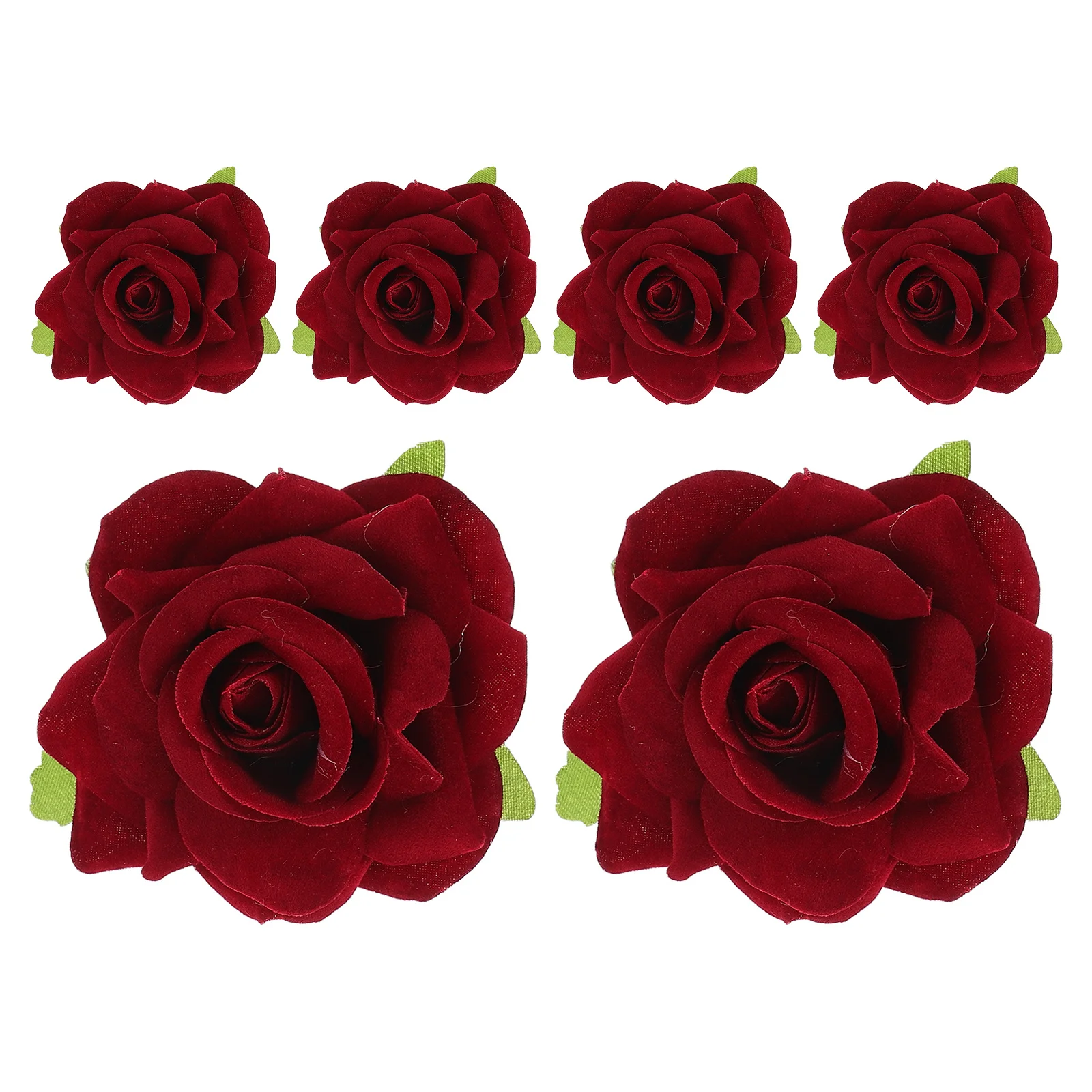 6Pcs Artificial Rose Flower Heads Silk Fake Roses 7cm Perfect for Wedding DIY Crafts Party Home Decor Accessories
6Pcs Artificial Rose Flower Heads Silk Fake Roses 7cm Perfect for Wedding DIY Crafts Party Home Decor Accessories