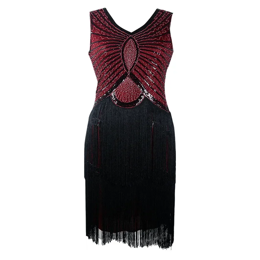 Women Vintage Sequin Tassel Flapper Dress Hand Beaded Sequin Great Gatsby Party Fring Sleeveless Vestido Midi Retro Dresses
Women Vintage Sequin Tassel Flapper Dress Hand Beaded Sequin Great Gatsby Party Fring Sleeveless Vestido Midi Retro Dresses