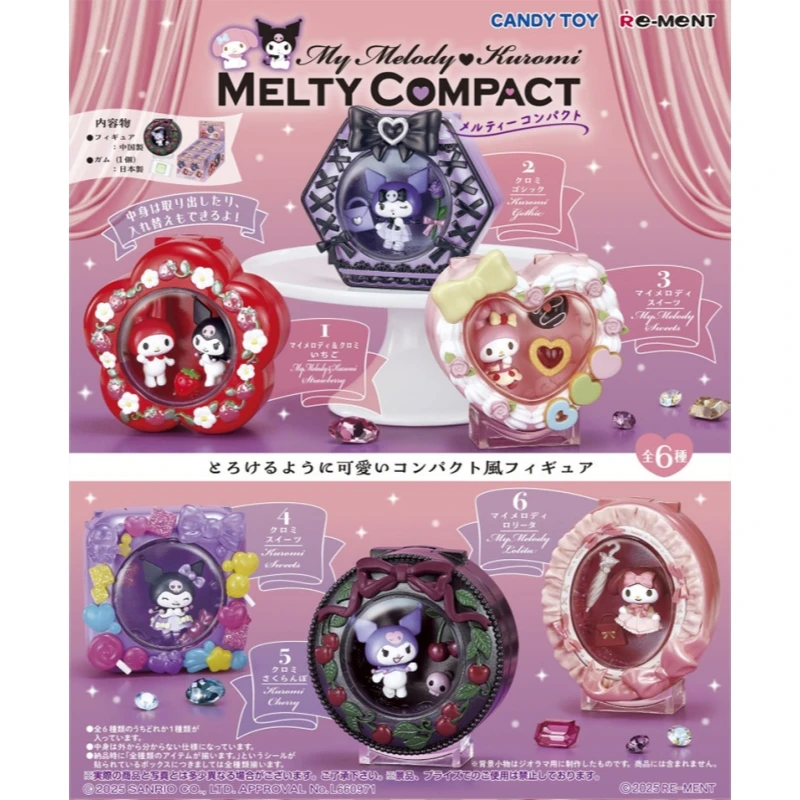 Original Re-Ment Sanrio Blind Box Kuromi My Melody Melty Cosmetic Case Scene Display Decorative Ornament Model Toy Gift
Original Re-Ment Sanrio Blind Box Kuromi My Melody Melty Cosmetic Case Scene Display Decorative Ornament Model Toy Gift