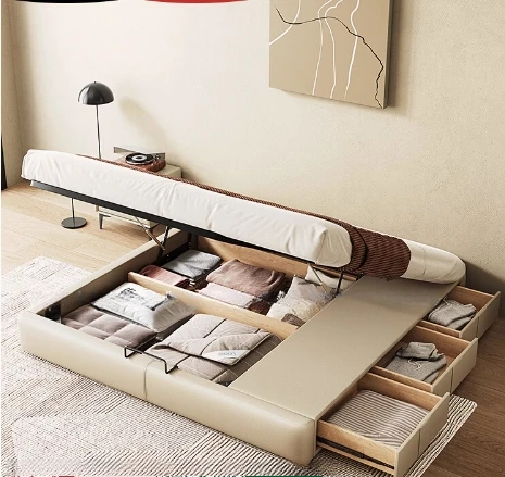 The product can be customized. Modern simple storage high box solid wood tatami
The product can be customized. Modern simple storage high box solid wood tatami