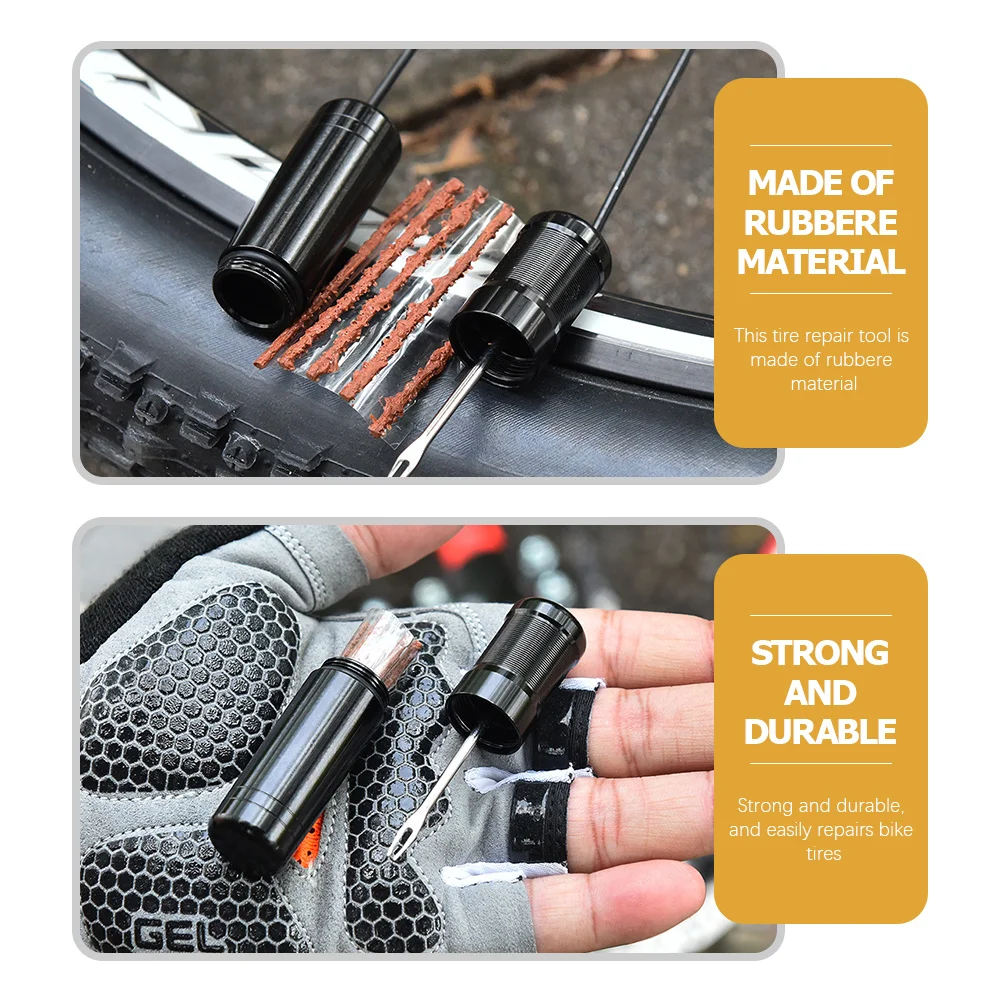 1Set Tire Plug Kit Professional Rubber Repair String Emergency Bicycle Repair Strip Tubeless Tire Fix Kit Cycling Accessories
1Set Tire Plug Kit Professional Rubber Repair String Emergency Bicycle Repair Strip Tubeless Tire Fix Kit Cycling Accessories