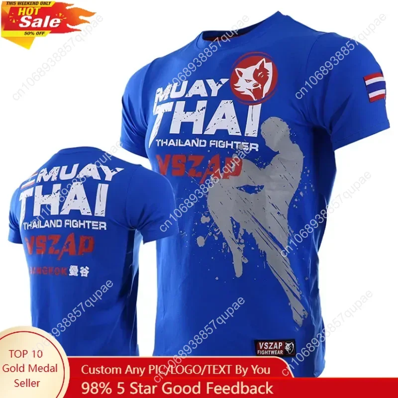 Men's Muay Thai T Shirt Summer Breathable Quick Dry Tees Running Fitness Sports Short Sleeve Outdoor Boxing Wrestling Tracksuits
Men's Muay Thai T Shirt Summer Breathable Quick Dry Tees Running Fitness Sports Short Sleeve Outdoor Boxing Wrestling Tracksuits
