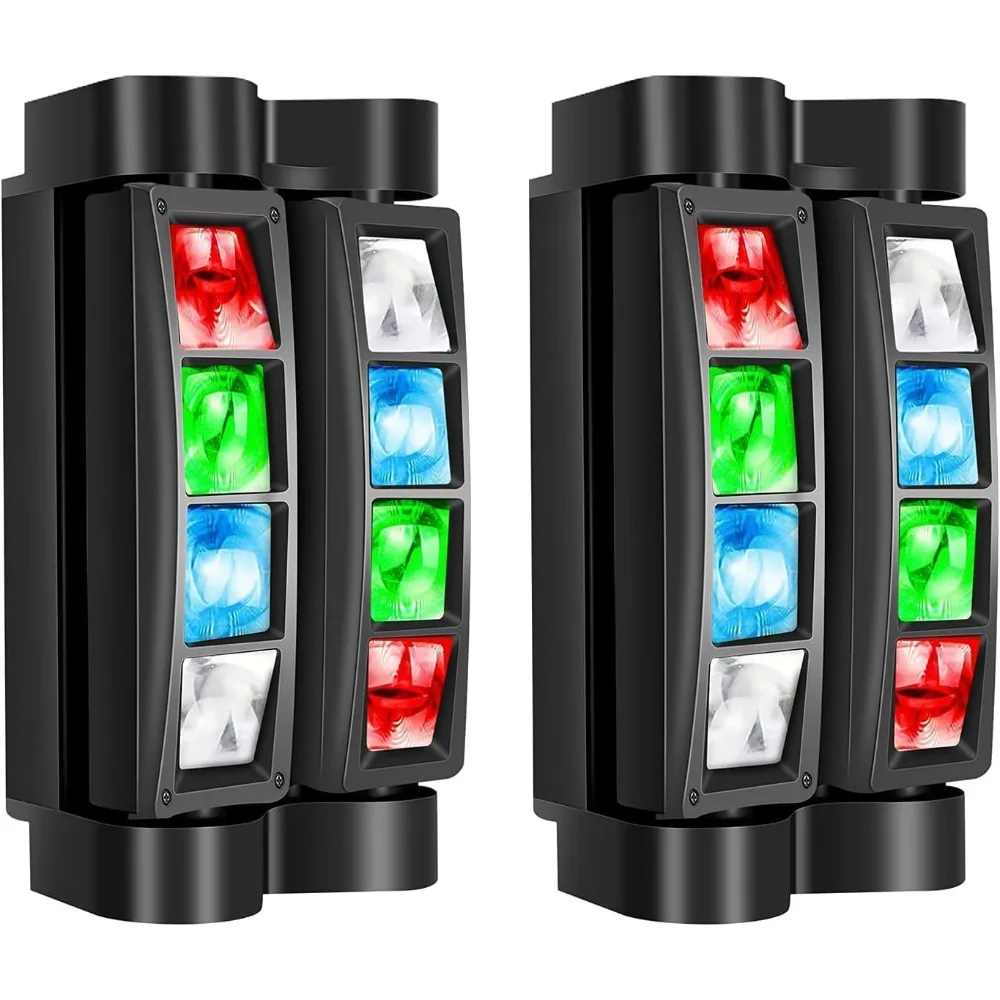 Moving Head DJ Lights,Stage Lights for Parties, RGBW 8x3W LED Spider Lights, Sound Activated & DMX-512 for Party,Wedding Event
Moving Head DJ Lights,Stage Lights for Parties, RGBW 8x3W LED Spider Lights, Sound Activated & DMX-512 for Party,Wedding Event