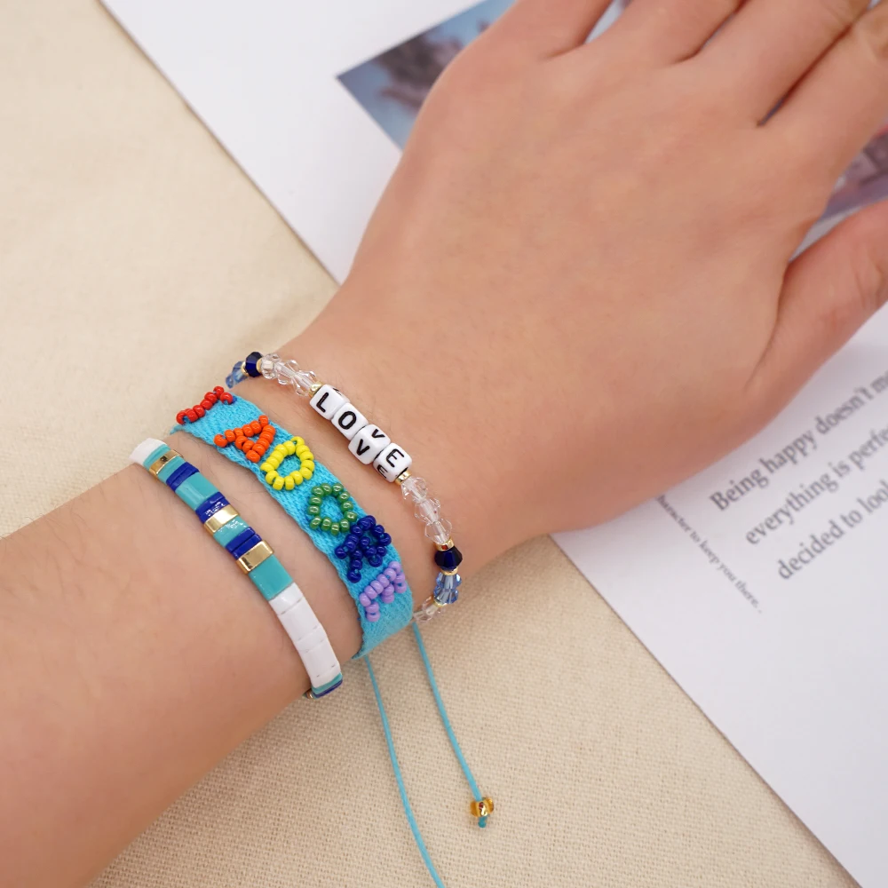 Go2Boho Bracelets Set Pearls Fashion Jewelry Accessories for Women Lace-Up Bracelet Bohemia Gifts Girs Lovers' Friendship
Go2Boho Bracelets Set Pearls Fashion Jewelry Accessories for Women Lace-Up Bracelet Bohemia Gifts Girs Lovers' Friendship