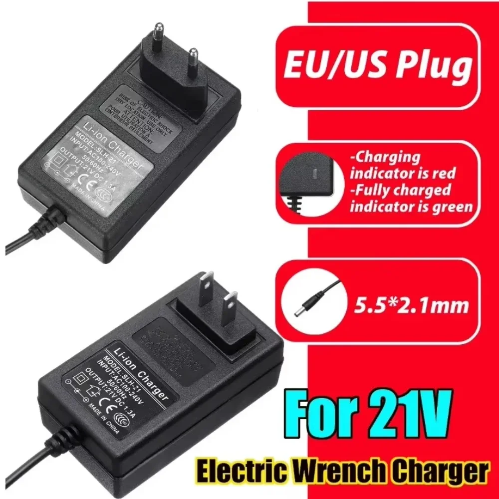 21V Lithium Battery Charger 1A for 21V Electric Drill Electric Tool Intelligent Power Adapter EU US Plug
21V Lithium Battery Charger 1A for 21V Electric Drill Electric Tool Intelligent Power Adapter EU US Plug