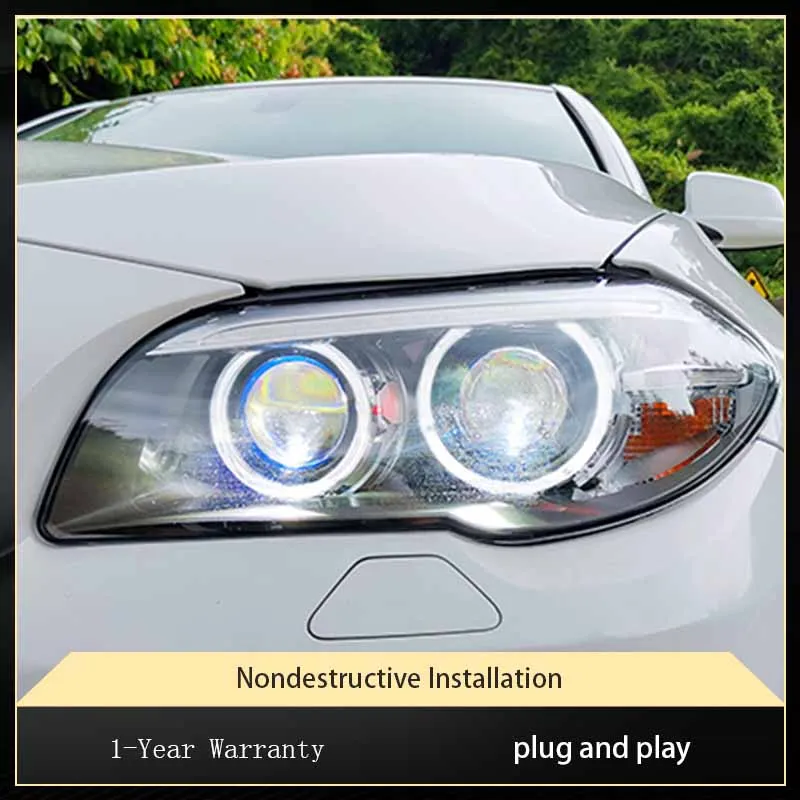 Фара для BMW 5 серии F18 F10 2010-2017 520 525 530 Светодиодный передний фонарь проектор DRL HID Инструменты Автомобильные аксессуары
Фара для BMW 5 серии F18 F10 2010-2017 520 525 530 Светодиодный передний фонарь проектор DRL HID Инструменты Автомобильные аксессуары