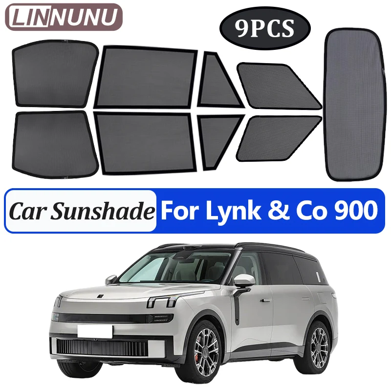 LINNUNU Magenetic Car Sunshade For Lynk & Co 900 2025 2026 Side Window Mesh Curtain UV Protection Privacy Interior Accessories
LINNUNU Magenetic Car Sunshade For Lynk & Co 900 2025 2026 Side Window Mesh Curtain UV Protection Privacy Interior Accessories