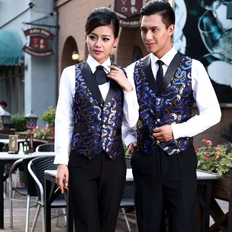 KTV Waiter Vest Nightclub Work Clothes Restaurant Waitress Overalls Hotel Catering Fast Food Shop Staff Cafeteria Uniform
KTV Waiter Vest Nightclub Work Clothes Restaurant Waitress Overalls Hotel Catering Fast Food Shop Staff Cafeteria Uniform