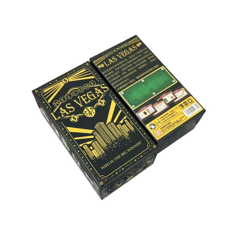 LAS VEGAS Board game cards Multiplayer casual gathering game Chinese English version
LAS VEGAS Board game cards Multiplayer casual gathering game Chinese English version