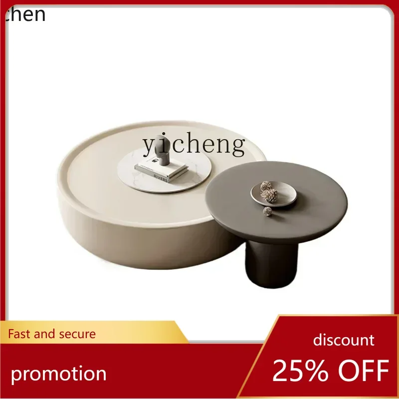 ZMLFrench cream style coffee table living room household small apartment solid wood size round combination modern and simple
ZMLFrench cream style coffee table living room household small apartment solid wood size round combination modern and simple