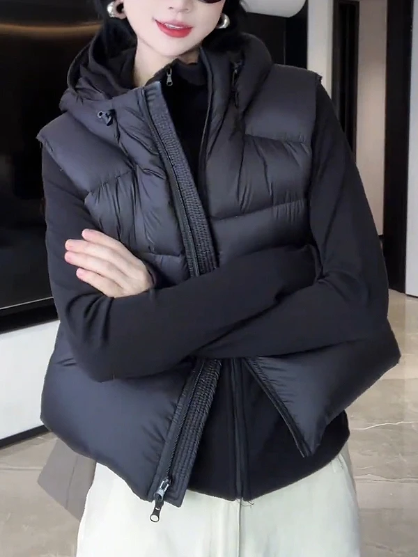 plus Size Cotton Vest Women's ort Hooded Tank Top Autumn Winter Loose Fitting Commute Sle Color Zipper Closure
plus Size Cotton Vest Women's ort Hooded Tank Top Autumn Winter Loose Fitting Commute Sle Color Zipper Closure