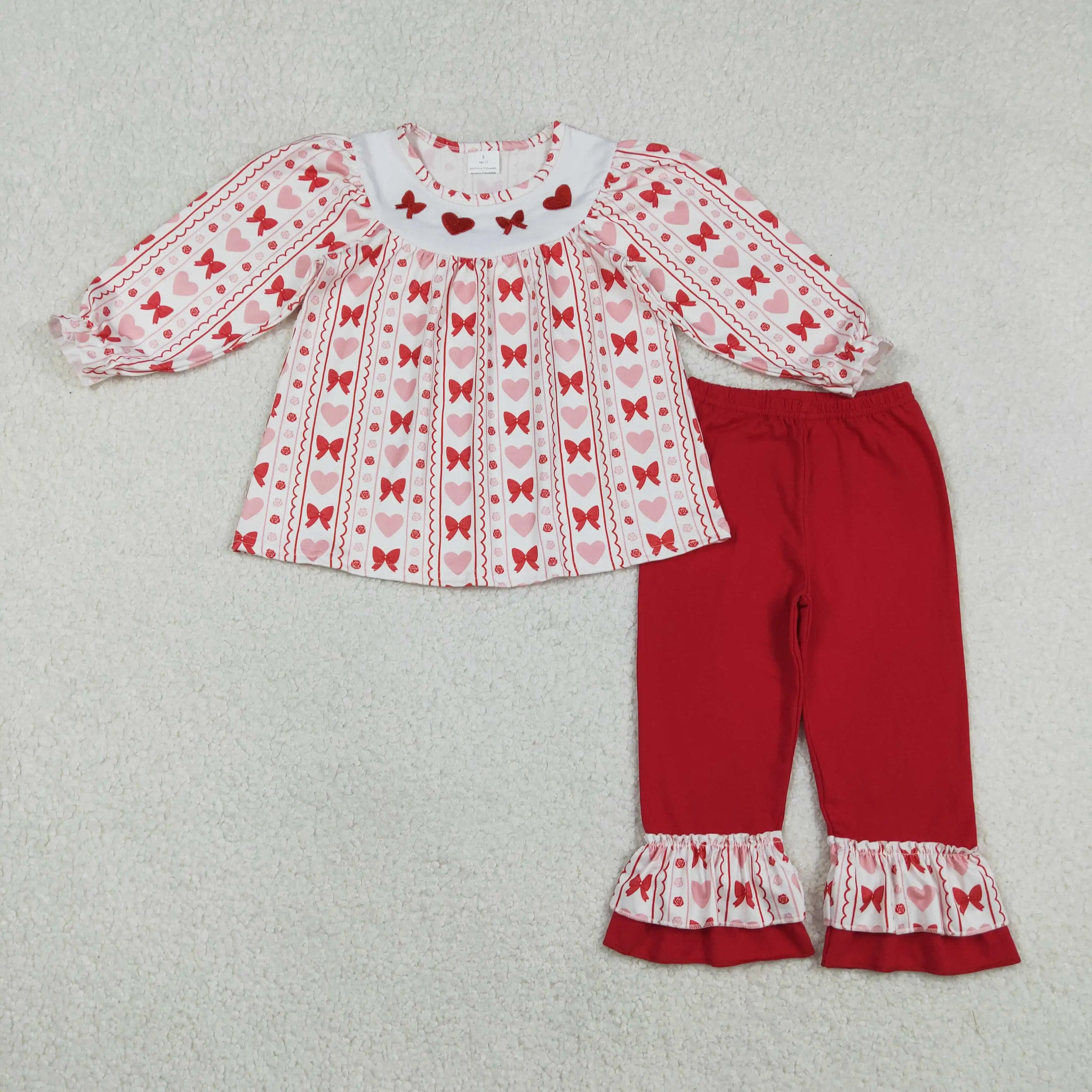 X12.18 GLP3039 Embroidered Baby Girl Valentine's Day Heart White Long-Sleeved Set with Red Pants
X12.18 GLP3039 Embroidered Baby Girl Valentine's Day Heart White Long-Sleeved Set with Red Pants