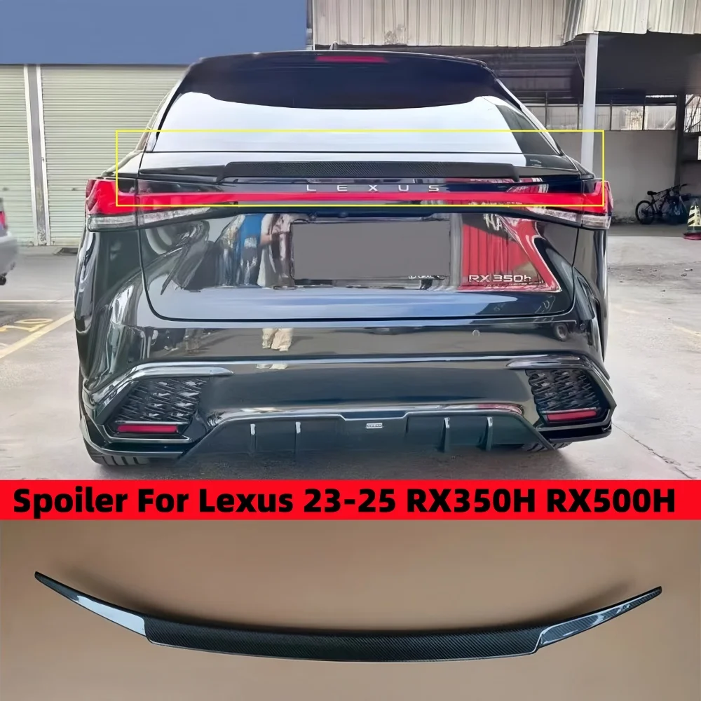 For Lexus 23-25 RX350H RX500H High Quality Real Carbon Fibe Rear Trunk Boot Lid Lip Spoiler Wings Exterior Tuning Accessories
For Lexus 23-25 RX350H RX500H High Quality Real Carbon Fibe Rear Trunk Boot Lid Lip Spoiler Wings Exterior Tuning Accessories