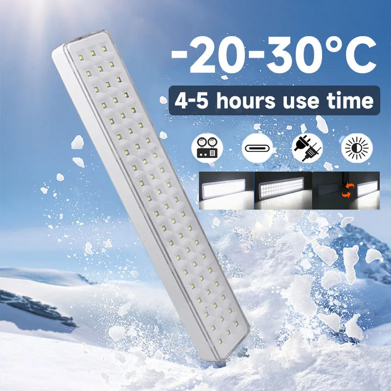 60 LEDs Cold White Emergency Light 110V 220V Rechargeable Wireless Emergency Luminaire Outdoor Camping Lamp
60 LEDs Cold White Emergency Light 110V 220V Rechargeable Wireless Emergency Luminaire Outdoor Camping Lamp