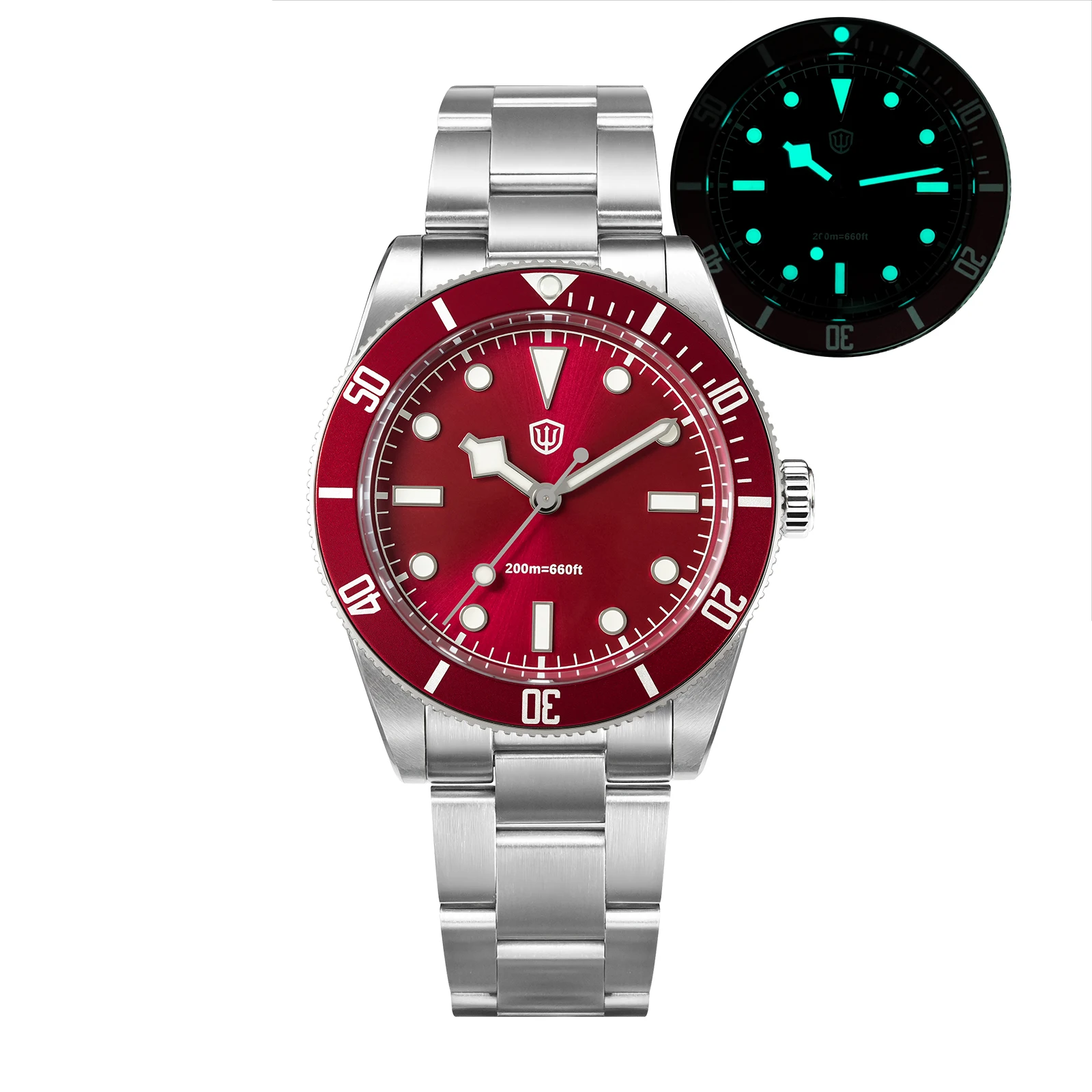 Watchdives WD7922 BB54 Watch VH31 Sweep Second Movement Sapphire Crystal 20bar Waterproof C3 Luminous 37mm Vintage Watches
Watchdives WD7922 BB54 Watch VH31 Sweep Second Movement Sapphire Crystal 20bar Waterproof C3 Luminous 37mm Vintage Watches