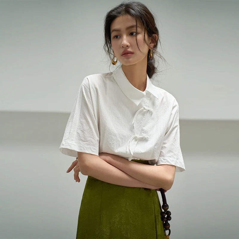 JANEON New Chinese Sle Button ort Sve Cotton irt Women's Faion Premium Quali Top ort Sve irt
JANEON New Chinese Sle Button ort Sve Cotton irt Women's Faion Premium Quali Top ort Sve irt