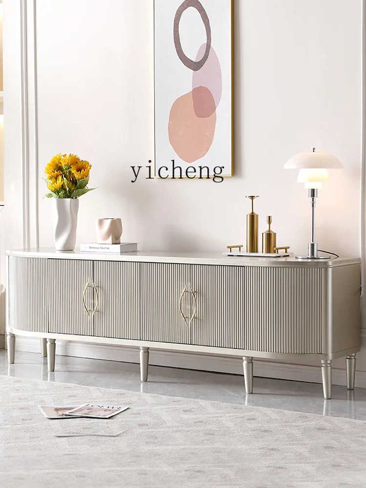 LYY Metallic Paint Solid Wood TV Cabinet Modern Minimalist Living Room TV Cabinet and Tea Table Combination Home Floor Cabinet
LYY Metallic Paint Solid Wood TV Cabinet Modern Minimalist Living Room TV Cabinet and Tea Table Combination Home Floor Cabinet