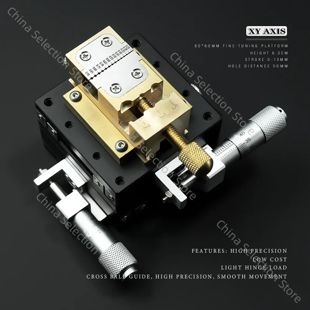 XY Axis Linear Stage Fine-tuning Frame, Precision Measurement Manual Displacement stage, Minimum scale: 0.01mm Accuracy: 0.01
XY Axis Linear Stage Fine-tuning Frame, Precision Measurement Manual Displacement stage, Minimum scale: 0.01mm Accuracy: 0.01