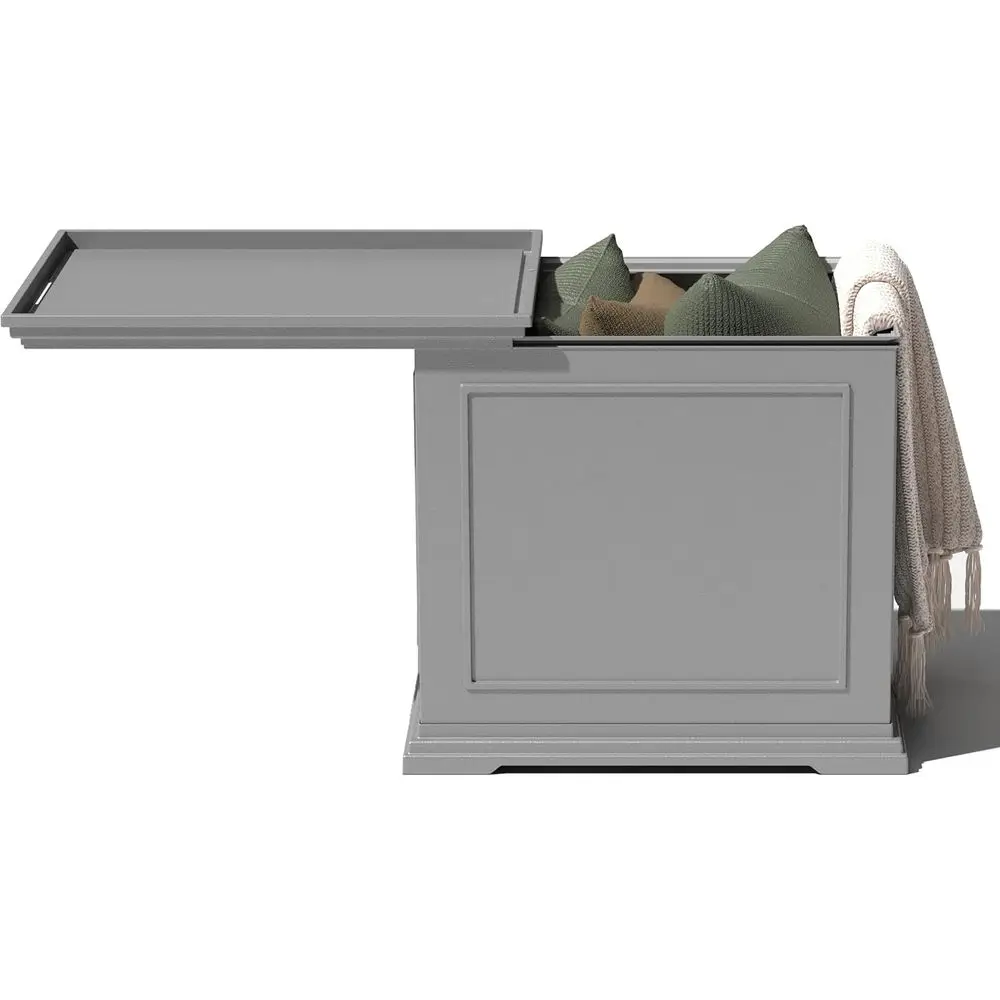 2-in-1 Outdoor Side Table with Storage and Tray, Weather-Resistant, Classic & Functional
2-in-1 Outdoor Side Table with Storage and Tray, Weather-Resistant, Classic & Functional