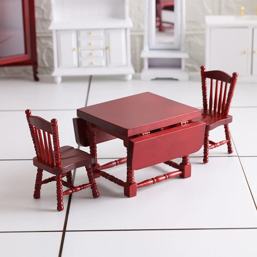 1Set Mini Wooden Tables and Chairs Suit for Dollhouse Miniature Room Box Decor Creative Adornment Accessory Bedroom Home Scene
1Set Mini Wooden Tables and Chairs Suit for Dollhouse Miniature Room Box Decor Creative Adornment Accessory Bedroom Home Scene