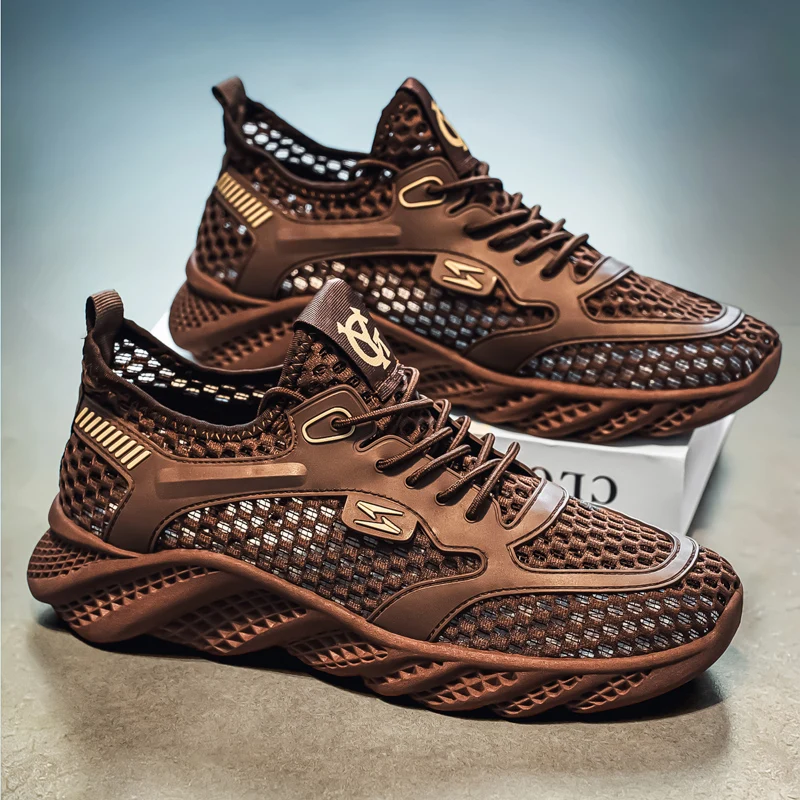 Men's Summer Lightweight Running Shoes Breathable Mesh Thin Hollow out Casual Sports Net Eye Shoes Stream Trudging Sandals
Men's Summer Lightweight Running Shoes Breathable Mesh Thin Hollow out Casual Sports Net Eye Shoes Stream Trudging Sandals