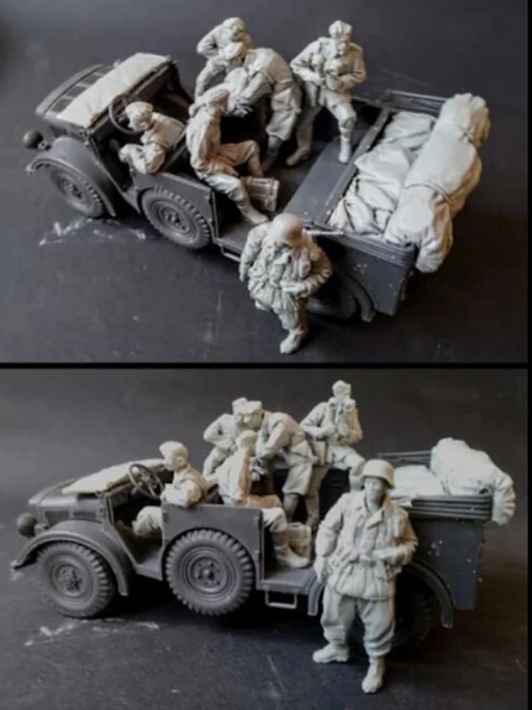 1/35 современный набор персонала (6 фигурных аксессуаров) (БЕЗ АВТОМОБИЛЯ) Фигурка из смолы Наборы моделей Миниатюрный солдат в разобранном виде Неокрашенный
1/35 современный набор персонала (6 фигурных аксессуаров) (БЕЗ АВТОМОБИЛЯ) Фигурка из смолы Наборы моделей Миниатюрный солдат в разобранном виде Неокрашенный