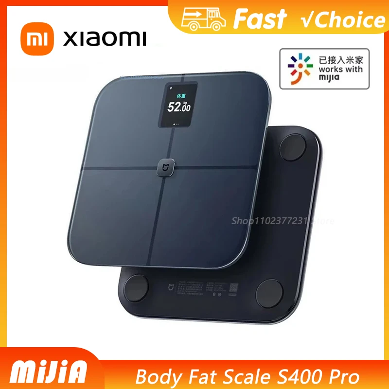 NEW Xiaomi Body Fat Scale S400 Pro 3.5in TFT Color Screen Bluetooth5.1 Smart Home Body Composition Scale Work with Mijia APP
NEW Xiaomi Body Fat Scale S400 Pro 3.5in TFT Color Screen Bluetooth5.1 Smart Home Body Composition Scale Work with Mijia APP