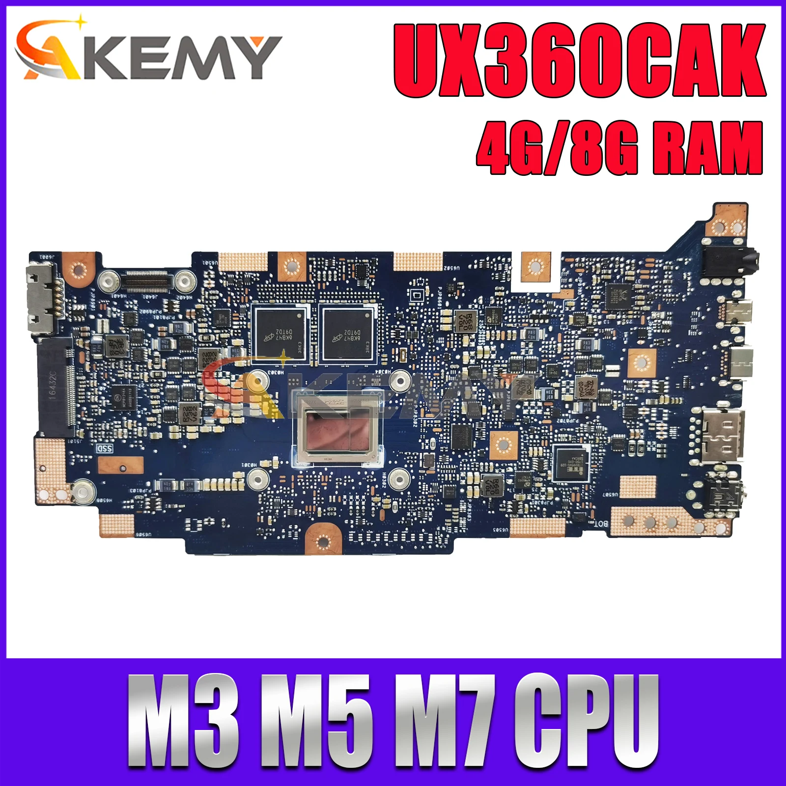 Материнская плата Akemy UX360CAK для ASUS Zenbook UX360C, UX360CA, UX360CAK, системная плата стандарта детской модели i7-7Y7 5, процессор 4 ГБ, 8 ГБ ОЗУ
Материнская плата Akemy UX360CAK для ASUS Zenbook UX360C, UX360CA, UX360CAK, системная плата стандарта детской модели i7-7Y7 5, процессор 4 ГБ, 8 ГБ ОЗУ