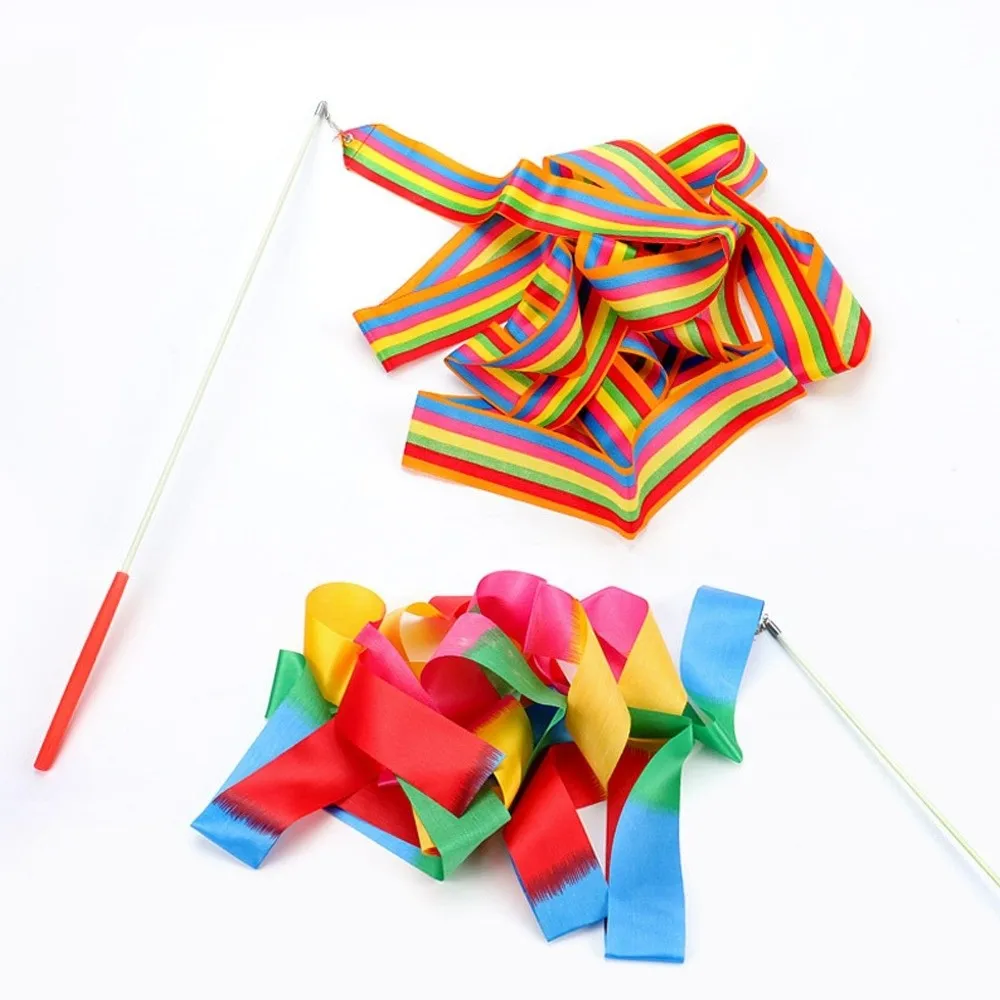High Quality 4 Meters Artistic Gymnastics Ribbon Colorful with Rod Ballet Streamer Rainbow Stick Outdoor Sport
High Quality 4 Meters Artistic Gymnastics Ribbon Colorful with Rod Ballet Streamer Rainbow Stick Outdoor Sport