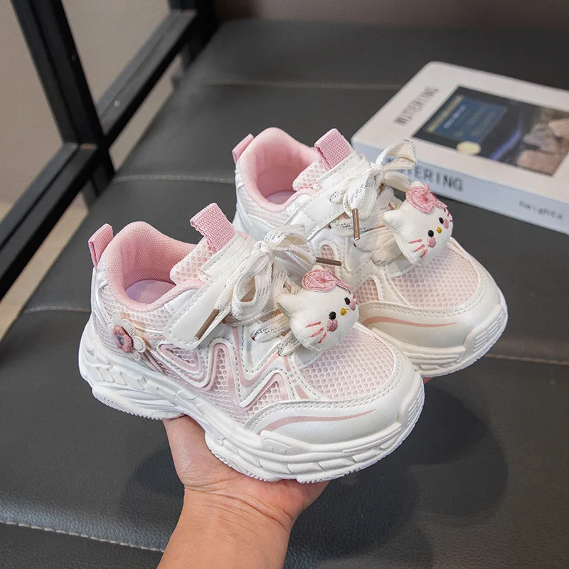 2026 Spring & Autumn Hello Kitty Girls Sneakers Breathable Mesh Princess Shoes Casual Running Shoes for Kids
2026 Spring & Autumn Hello Kitty Girls Sneakers Breathable Mesh Princess Shoes Casual Running Shoes for Kids