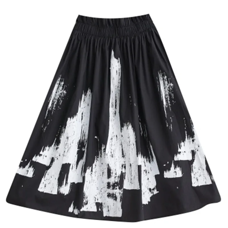 Fashion Women's Big Swing Skirts 2024 Summer Chinese Style Ink Printing Party Style Female Clothing Puffy Umbrella Skirt Faldas
Fashion Women's Big Swing Skirts 2024 Summer Chinese Style Ink Printing Party Style Female Clothing Puffy Umbrella Skirt Faldas
