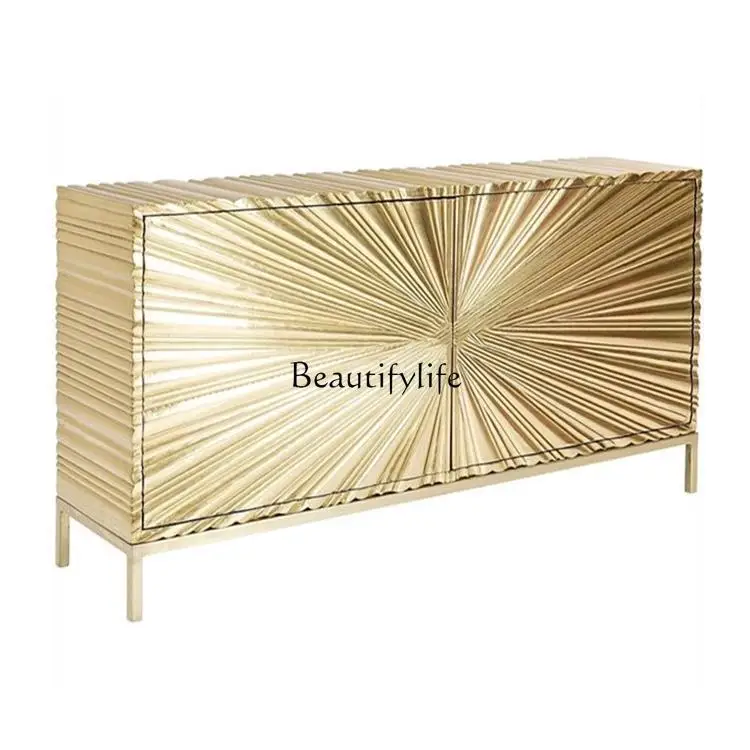 High-end customized entrance partition cabinet, living room creative storage light luxury dining side cabinet
High-end customized entrance partition cabinet, living room creative storage light luxury dining side cabinet