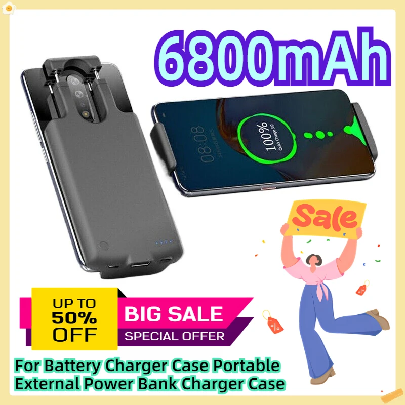 For 6800mAh Battery Charger Case Portable External Power Bank Charger Case
For 6800mAh Battery Charger Case Portable External Power Bank Charger Case