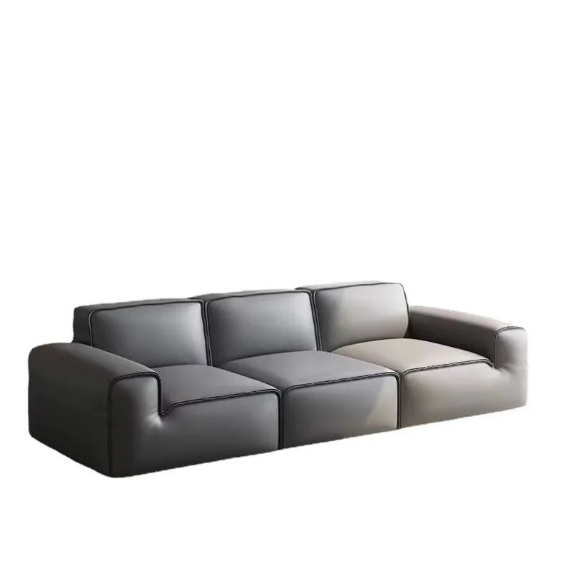Italian minimalist sofa first layer cowhide light luxury small apartment living room modern straight row multi-person sofa
Italian minimalist sofa first layer cowhide light luxury small apartment living room modern straight row multi-person sofa