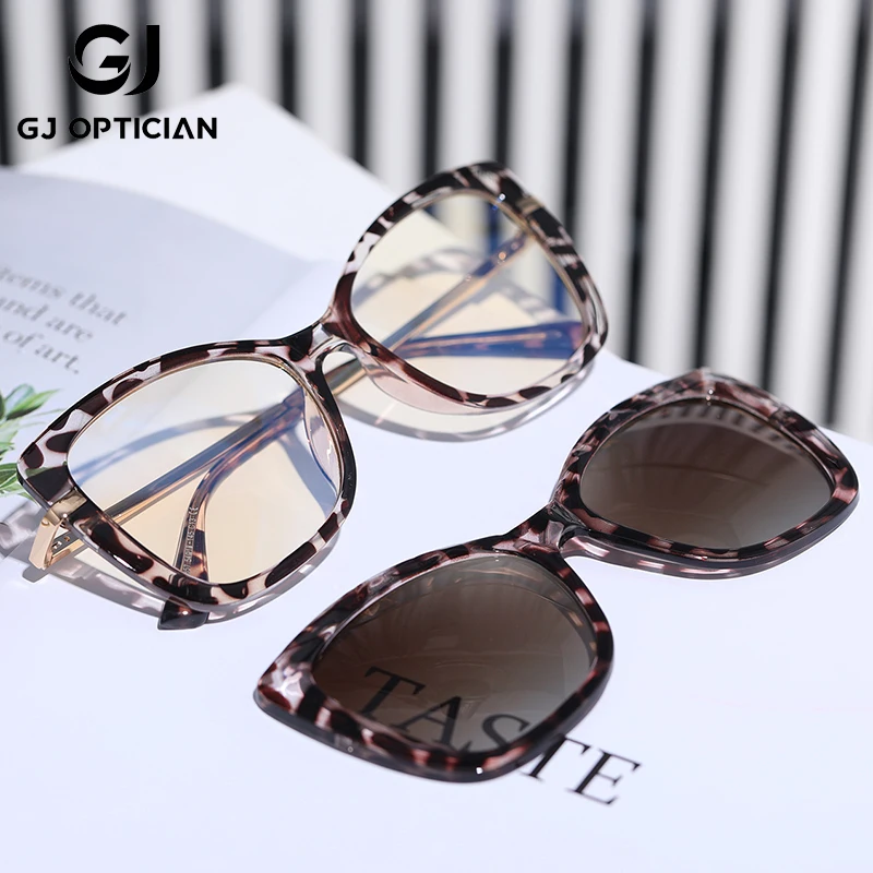 GJ OPTICIAN модные поляризационные солнцезащитные очки с магнитным зажимом, универсальные женские прогрессивные очки для чтения с защитой от синего света
GJ OPTICIAN модные поляризационные солнцезащитные очки с магнитным зажимом, универсальные женские прогрессивные очки для чтения с защитой от синего света