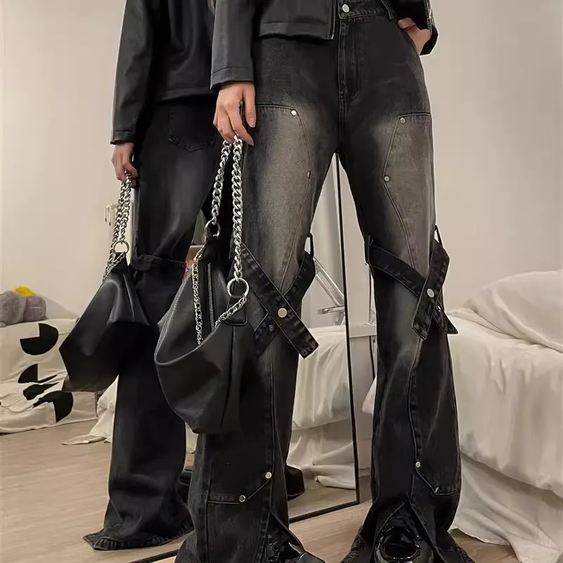 Slimming High Waist Straight Leg Jeans Unisex Loose Fit Casual Autumn New Style Meat Concealing Hot Girl American High Street
Slimming High Waist Straight Leg Jeans Unisex Loose Fit Casual Autumn New Style Meat Concealing Hot Girl American High Street