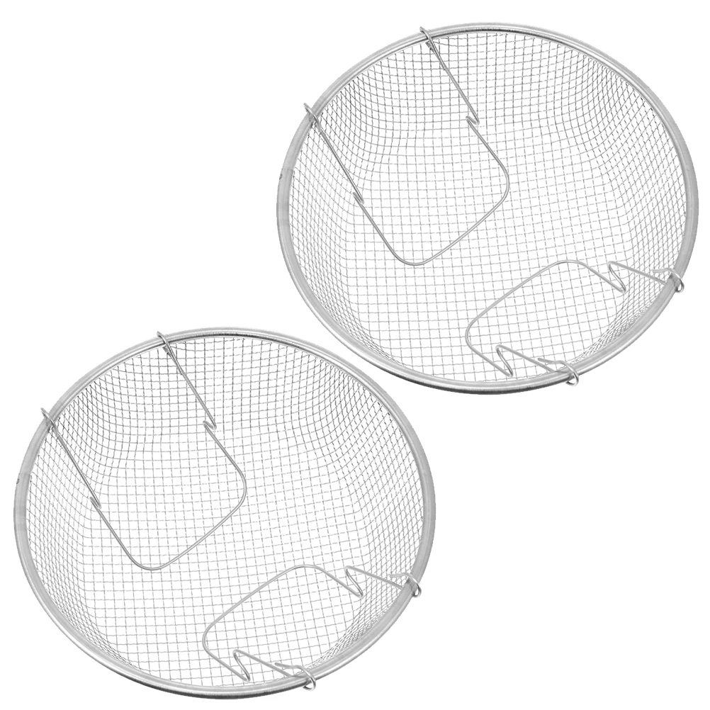 2 Stainless Steel Frying Baskets Metal Fryer Accessories French Chips Ergonomic H Strainer Mesh Cooking Round Kitchen
2 Stainless Steel Frying Baskets Metal Fryer Accessories French Chips Ergonomic H Strainer Mesh Cooking Round Kitchen