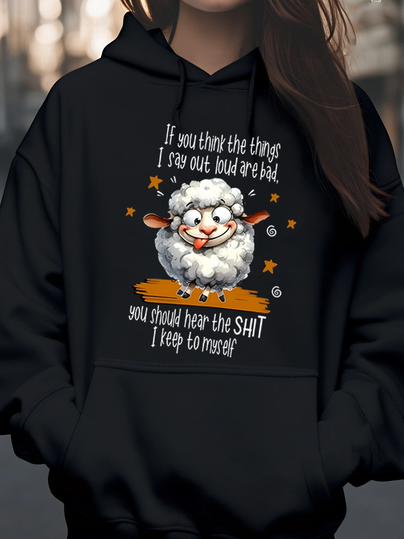 Толстовка с капюшоном с принтом овцы, осень-зима, повседневная одежда для женщин и мужчин, унисекс
Толстовка с капюшоном с принтом овцы, осень-зима, повседневная одежда для женщин и мужчин, унисекс