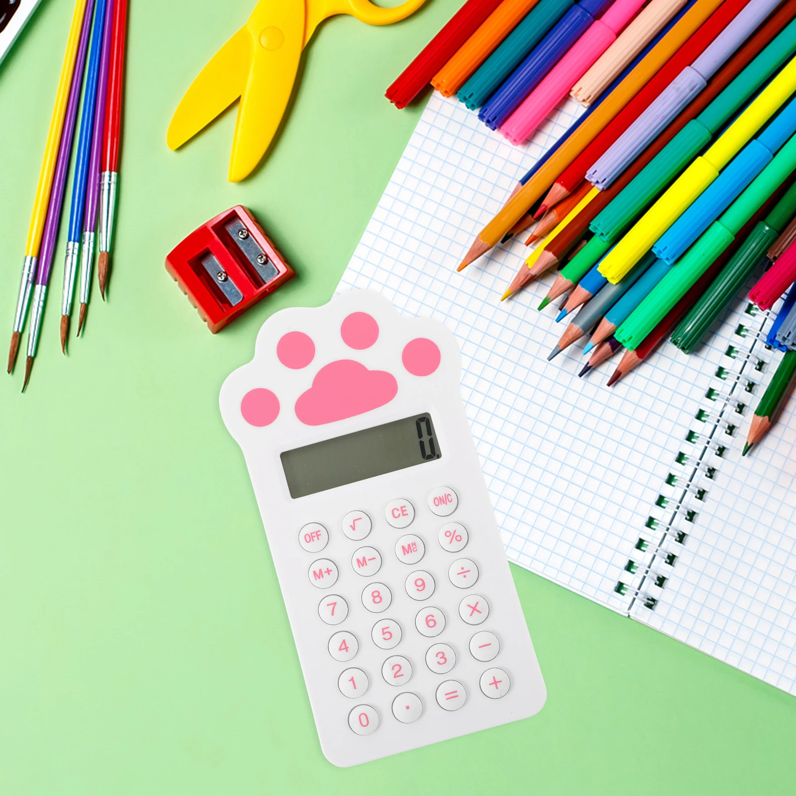 Solar Calculator White Portable for Students Office Use Basic Math Functions Small Size Cartoon Design Long Lasting
Solar Calculator White Portable for Students Office Use Basic Math Functions Small Size Cartoon Design Long Lasting