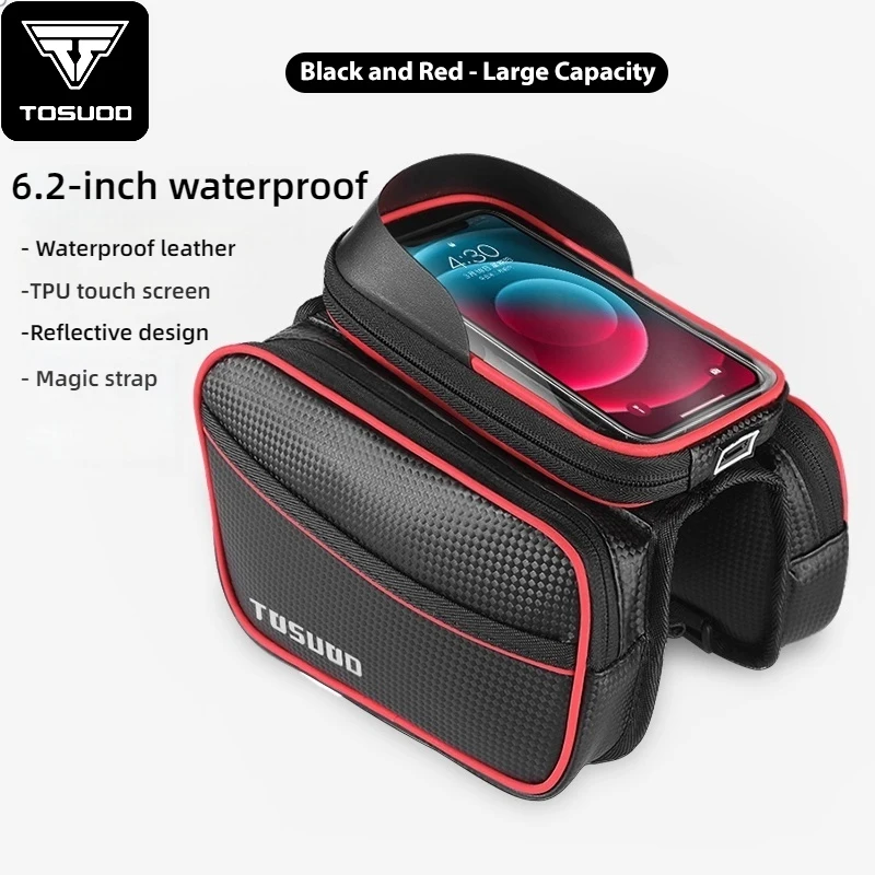 TOSUOD сумка для горного велосипеда, передняя сумка на руль, непромокаемый 6,2-дюймовый чехол для мобильного телефона, сумка для велосипеда, аксессуары для велоспорта
TOSUOD сумка для горного велосипеда, передняя сумка на руль, непромокаемый 6,2-дюймовый чехол для мобильного телефона, сумка для велосипеда, аксессуары для велоспорта