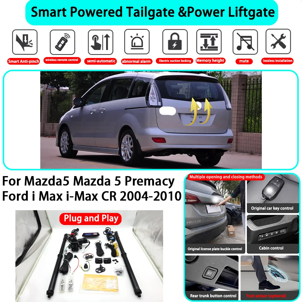 for Mazda5 Mazda 5 Premacy Ford i Max i-Max CR 2004-2010 OEM Smart Automatic Powered Tailgate Electric Power Tailgate Lift Kit
for Mazda5 Mazda 5 Premacy Ford i Max i-Max CR 2004-2010 OEM Smart Automatic Powered Tailgate Electric Power Tailgate Lift Kit