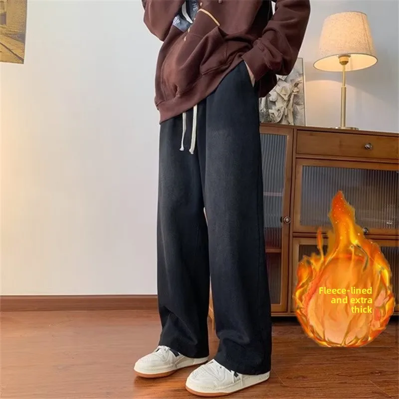 Men's Autumn Winter Loose Straight Leg Jeans Hong Kong Sle Casual High Street Pants Drapey Comfortable Versatile mid Low Waist
Men's Autumn Winter Loose Straight Leg Jeans Hong Kong Sle Casual High Street Pants Drapey Comfortable Versatile mid Low Waist