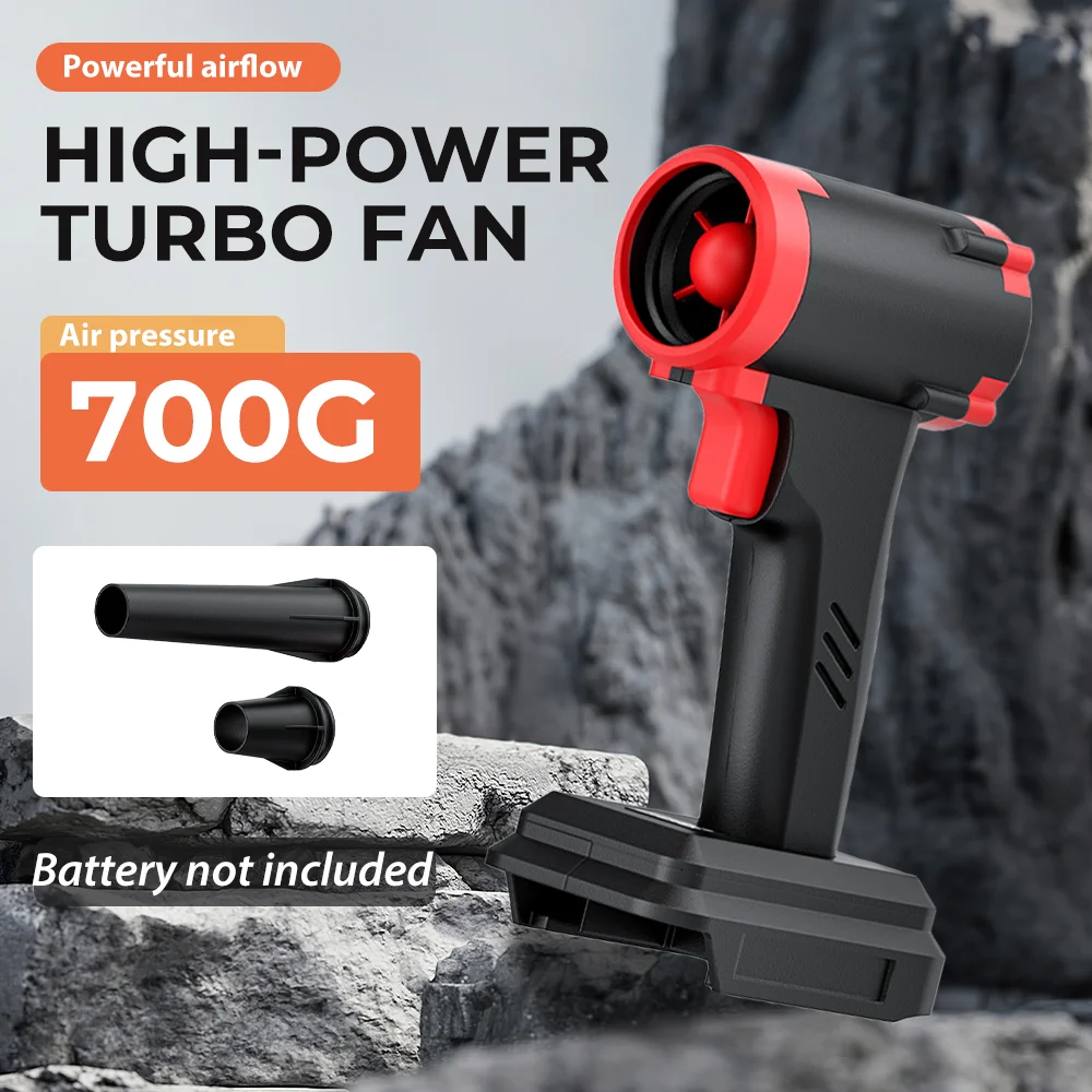 300000RPM Brushless Electric Turbo Blowers Jet Fan 700g thrust Handheld Leaf Blower Dust Blowing for Makita 18V-21V Battery Pins
300000RPM Brushless Electric Turbo Blowers Jet Fan 700g thrust Handheld Leaf Blower Dust Blowing for Makita 18V-21V Battery Pins
