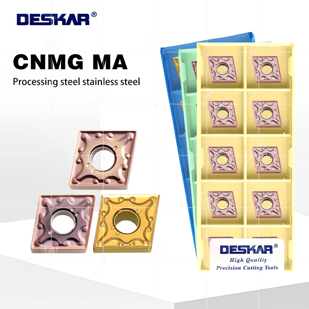 DESKAR 100% Original CNMG120404 CNMG120412-MA Hard Alloy Turning Blade CNMG1201408 CNC Lathe Tool Processing and Stainless Steel
DESKAR 100% Original CNMG120404 CNMG120412-MA Hard Alloy Turning Blade CNMG1201408 CNC Lathe Tool Processing and Stainless Steel
