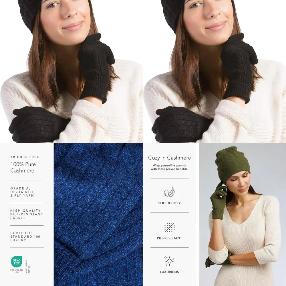 Роскошный комплект из 100% кашемировой шапки и перчаток для женщин с элегантной упаковкой
Роскошный комплект из 100% кашемировой шапки и перчаток для женщин с элегантной упаковкой