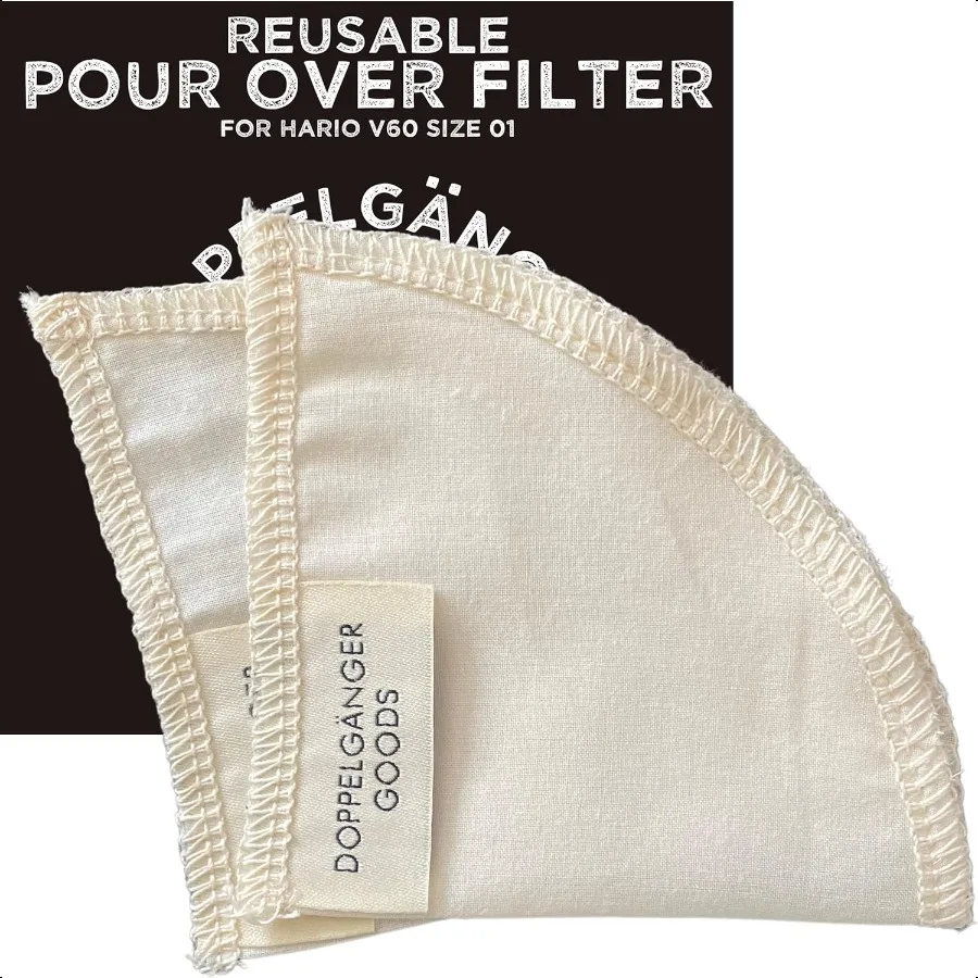 2 упаковки многоразовых фильтров из органического хлопка для Hario V60 и оригинальных фильтров для кофе, керамическая чашка, стеклянная пластиковая капельница (Si 
2 упаковки многоразовых фильтров из органического хлопка для Hario V60 и оригинальных фильтров для кофе, керамическая чашка, стеклянная пластиковая капельница (Si
