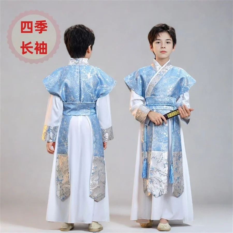 Chinese Style Crane Printed Children Hanfu Dress Boys 2026 Autumn Fashion Cosplay Costumes Performance Clothes
Chinese Style Crane Printed Children Hanfu Dress Boys 2026 Autumn Fashion Cosplay Costumes Performance Clothes