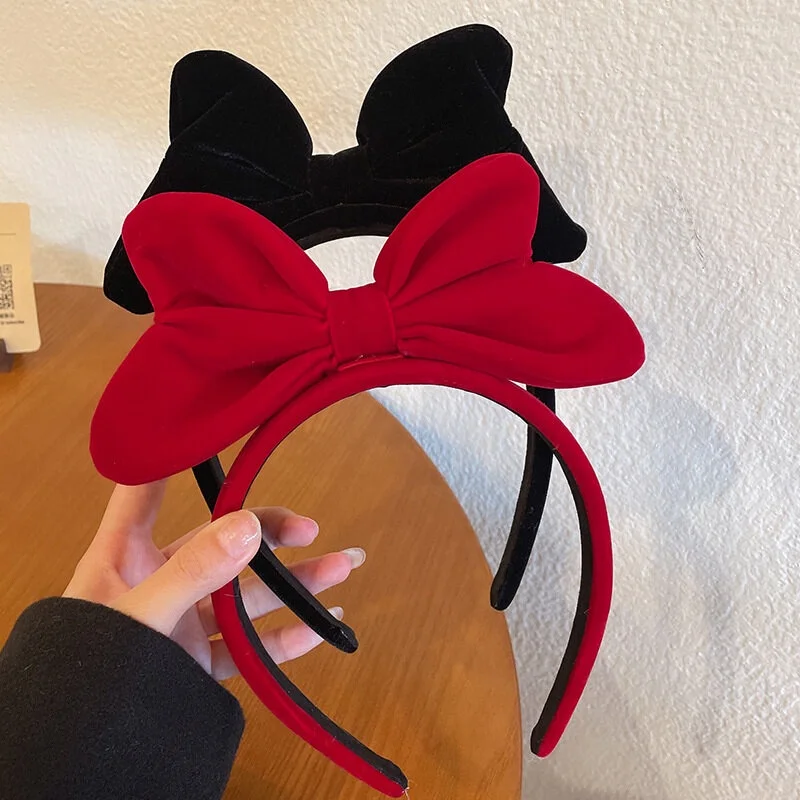 Velvet Big Bow Red Headband Ladies Elegant Temperament High Cranial Headband Fashion Girls Cute Headband
Velvet Big Bow Red Headband Ladies Elegant Temperament High Cranial Headband Fashion Girls Cute Headband