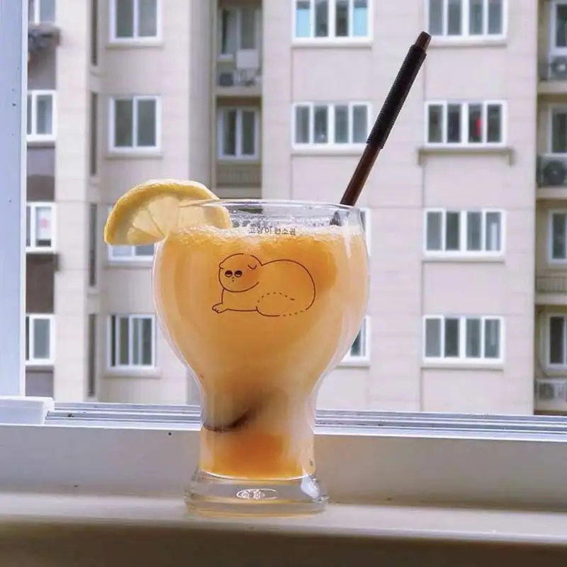 Cute Cat Glass Cup Korean Milk Juice Cup Coffee Glass Mug Transparent Heat Resistant Drink Cup Home Office Cafe Drinkware
Cute Cat Glass Cup Korean Milk Juice Cup Coffee Glass Mug Transparent Heat Resistant Drink Cup Home Office Cafe Drinkware